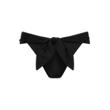 BLACK SPANDEX RISING SWIM BOTTOM
