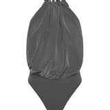 BLACK SPOT JACQUARD HAZEL ONE PIECE