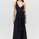 BLACK COTTON NOSTALGIA SKIRT