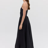 BLACK COTTON SANTANA SKIRT