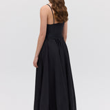 BLACK COTTON SANTANA SKIRT