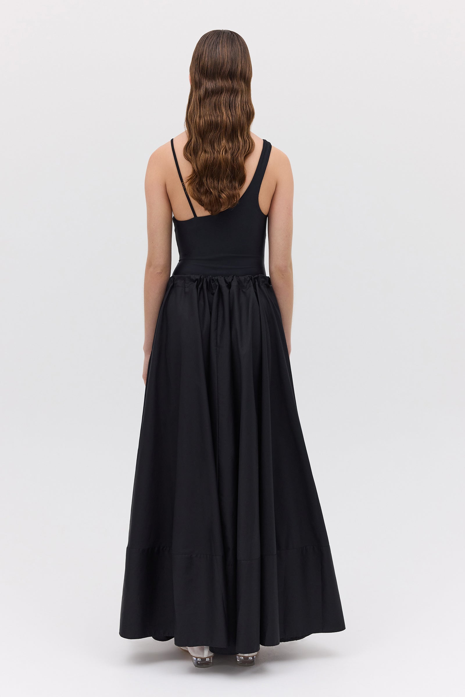 BLACK COTTON SANTANA SKIRT