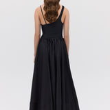 BLACK COTTON SANTANA SKIRT