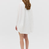 WHITE SHIRTING ABANDON SHIRT
