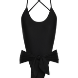 BLACK SPANDEX RISING ONE PIECE