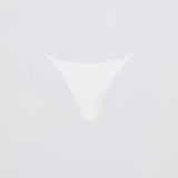 WHITE SPANDEX EXHALE SWIM BOTTOM