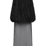 BLACK METAL COTTON HAZEL DRESS