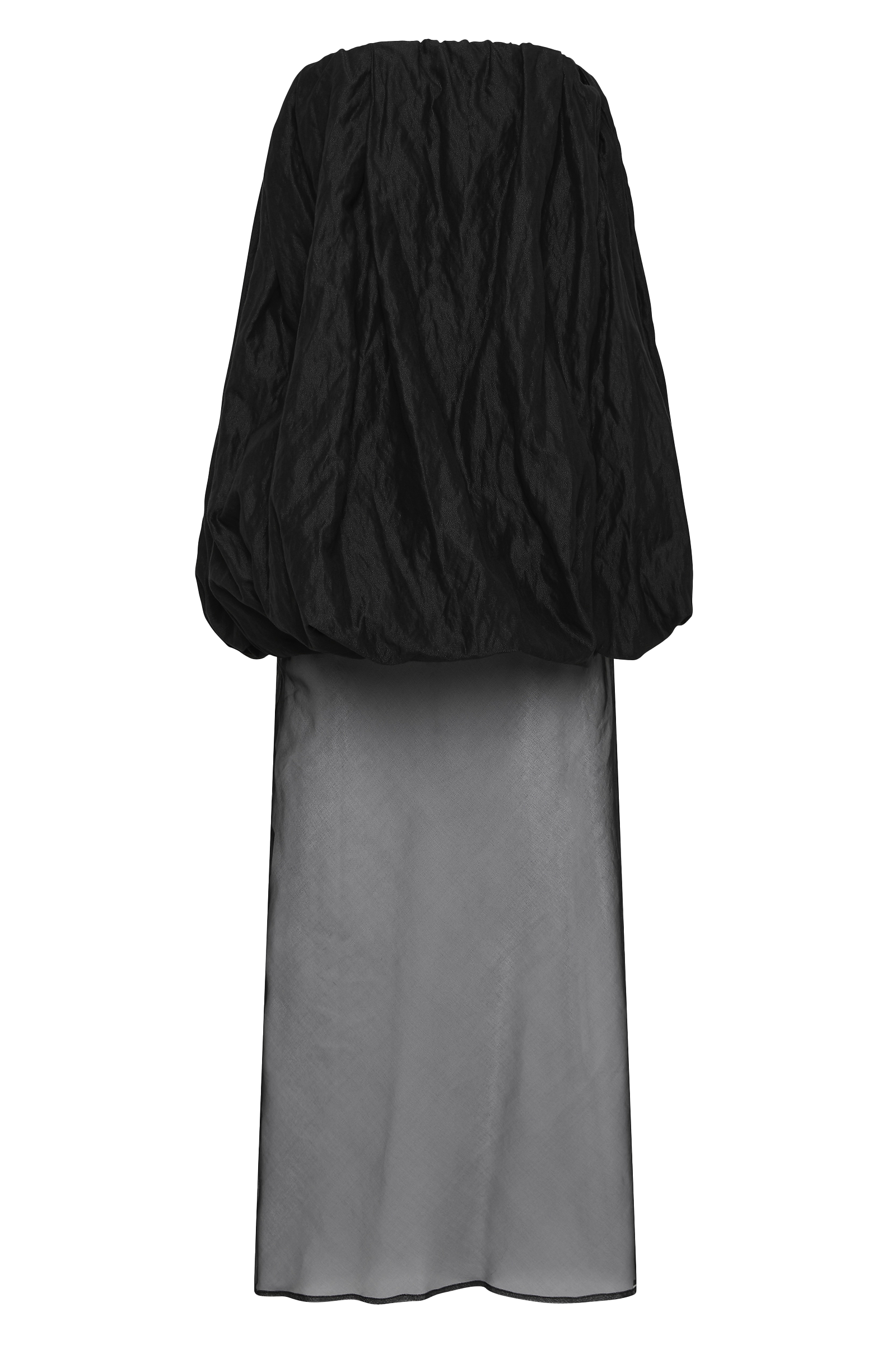 BLACK METAL COTTON HAZEL DRESS