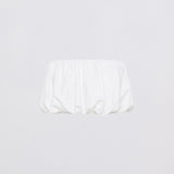 WHITE SPANDEX HAZEL SWIM TOP