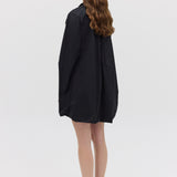 BLACK COTTON ABANDON SHIRT