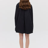 BLACK COTTON ABANDON SHIRT