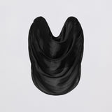 BLACK LIQUID ORGANZA TIDAL BUSTIER TOP