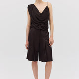 CHOCOLATE JERSEY LIQUID TOP