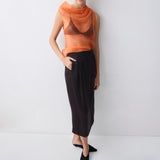 MANDARIN ORGANZA CEZANNE TOP