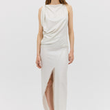 MILK SEQUIN OBLIQUE SKIRT