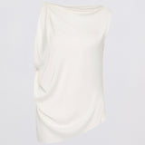 IVORY SILK ROMA TOP