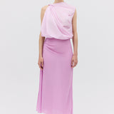 ROSE CRINKLE BANKSIA SKIRT