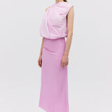 ROSE CRINKLE BANKSIA SKIRT