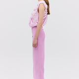 ROSE CRINKLE BANKSIA SKIRT