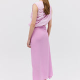 ROSE CRINKLE BANKSIA SKIRT
