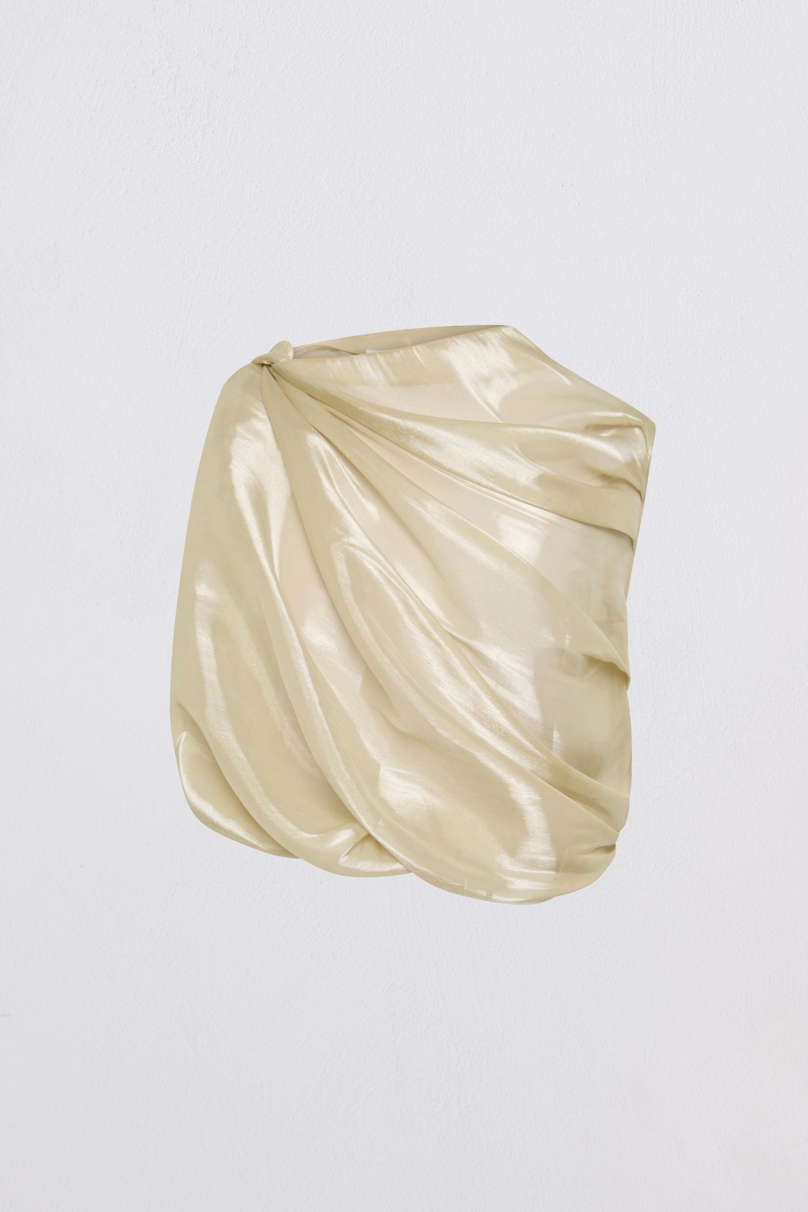 CHAMPAGNE LIQUID ORGANZA TUMBLE TOP