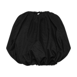 BLACK COTTON METAL EMERGE TOP