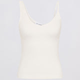WHITE JERSEY PLUNGE TANK