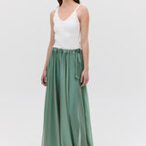 WHITE JERSEY PLUNGE TANK