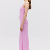 ROSE CRINKLE PLUNGE TOP