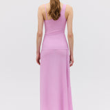 ROSE CRINKLE PLUNGE TOP