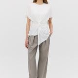 WHITE JERSEY HELENA TOP