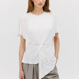 WHITE JERSEY HELENA TOP