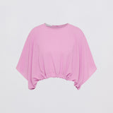 ROSE CRINKLE ENVELOP TOP