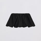 BLACK COTTON HAZEL TOP