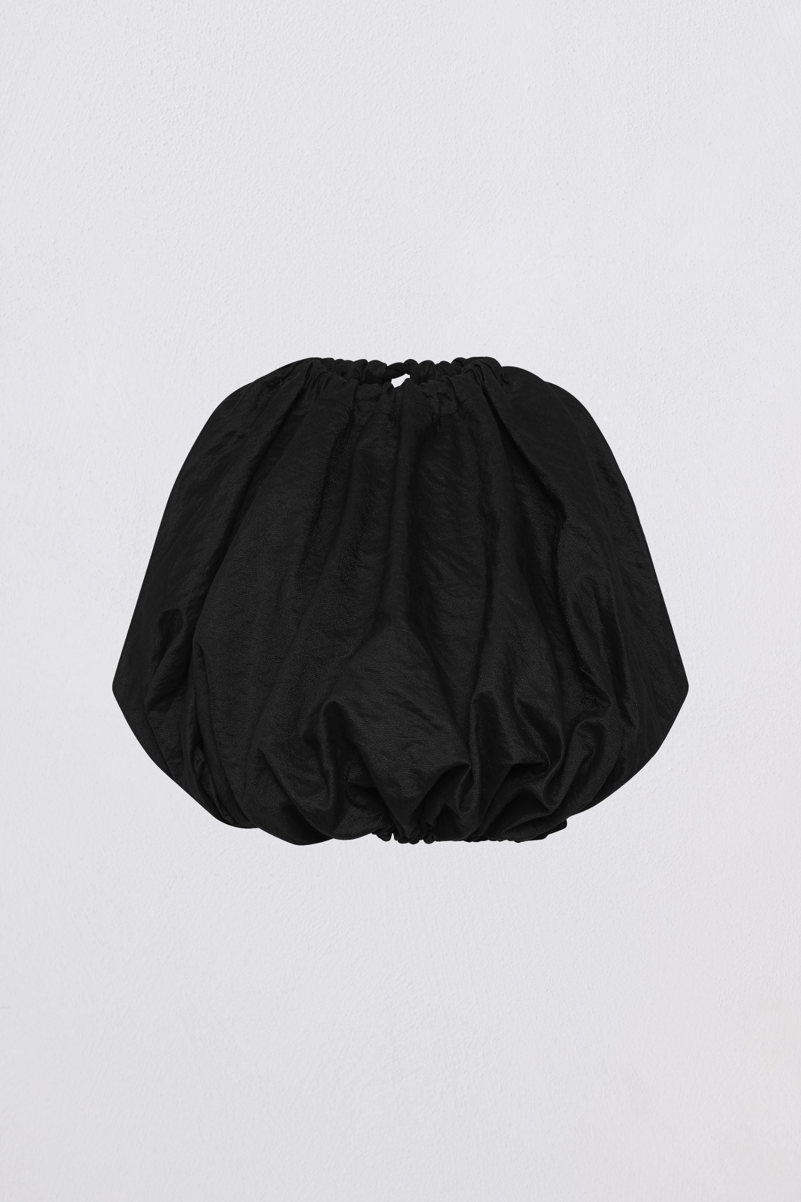 BLACK COTTON METAL EMERGE TOP