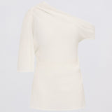 IVORY CRINKLE GALEA TOP