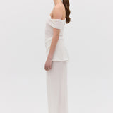 IVORY CRINKLE GALEA TOP