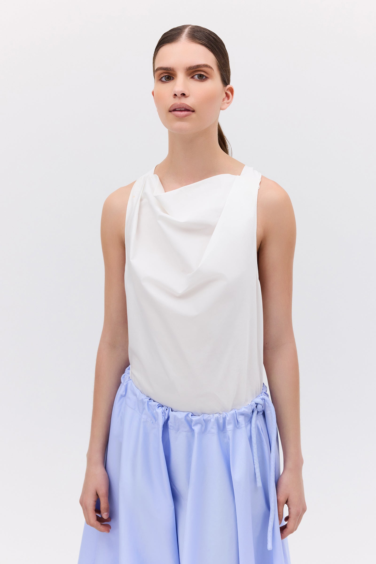 WHITE COTTON BONAVIA TOP