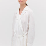 WHITE COTTON ISABELLA SHIRT