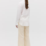 WHITE COTTON ISABELLA SHIRT