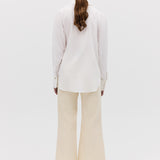 WHITE COTTON ISABELLA SHIRT