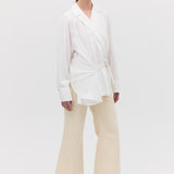 WHITE COTTON ISABELLA SHIRT