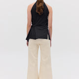 BLACK COTTON ISABELLA TOP