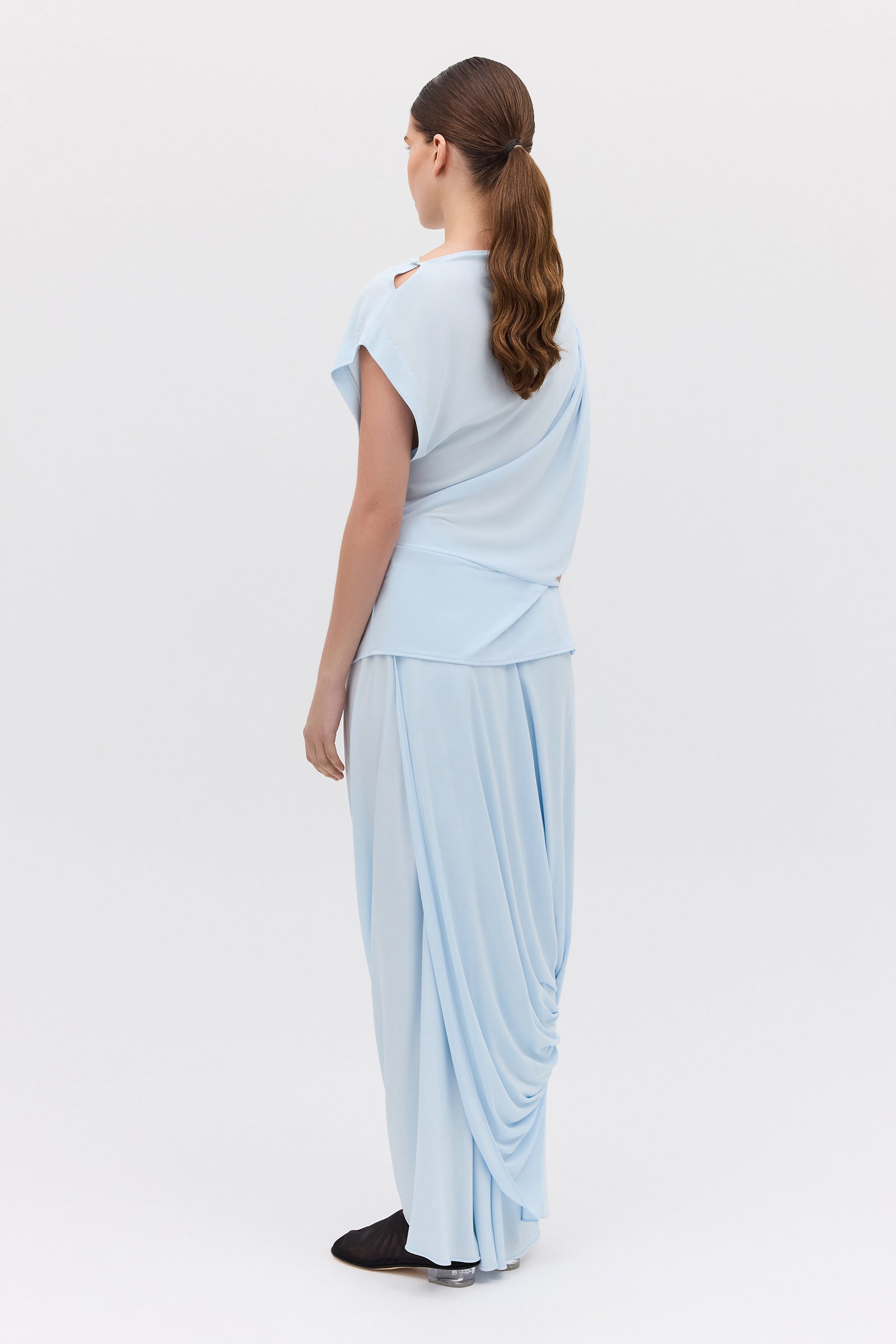 CLOUD JERSEY RIPPLE SKIRT