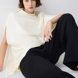 BLACK SATIN PULSE PANT