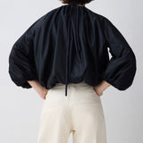 BLACK PARACHUTE SATIN HORIZON TOP