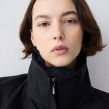 BLACK PARACHUTE SATIN AETHER BOMBER JACKET