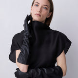 BLACK DOUBLE ORGANZA EVOLUTION DRESS