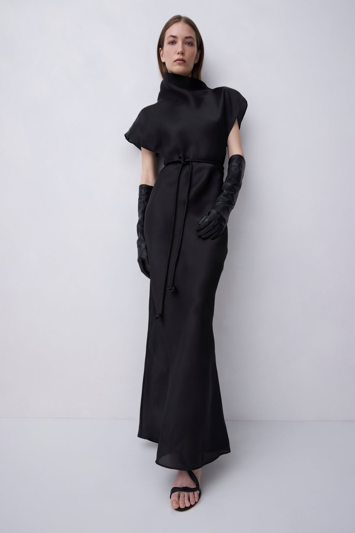 BLACK DOUBLE ORGANZA EVOLUTION DRESS