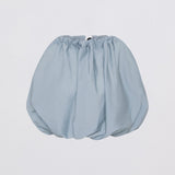 Blue top on light cray background